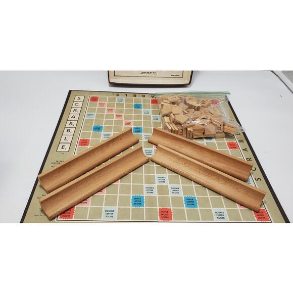 Vintage 1953 SCRABBLE Board Game Selchow & Righter COMPLETE - Picture 7 of 8